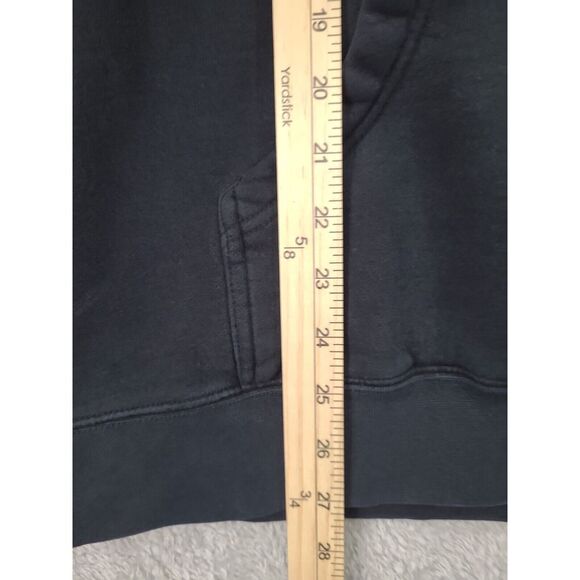 Y2K Black Helmet Mens Hooded Sweatshirt Sz XL Firefighter - Picture 6 of 11